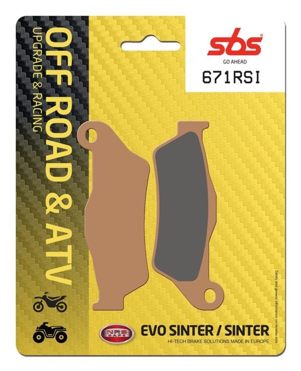 SBS 671RSI racing sinter front brake pads for KTM Husqvarna GasGas Sherco