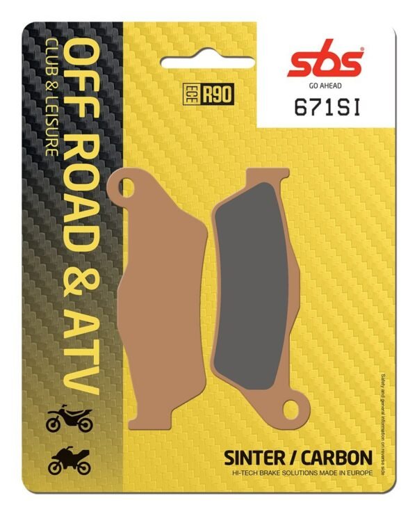 SBS 671SI sintered front brake pads for KTM Husqvarna GasGas Sherco
