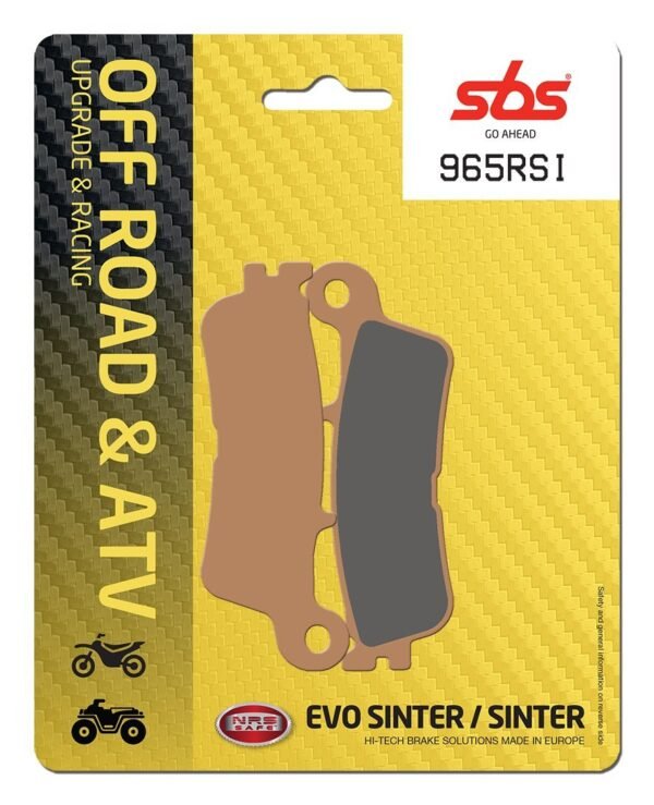 SBS 965RSI racing sinter front brake pads for Yamaha WRF YZ