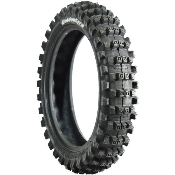 GoldenTyre GT232 80/100-12 minicross rear tyre for junior and play bikes