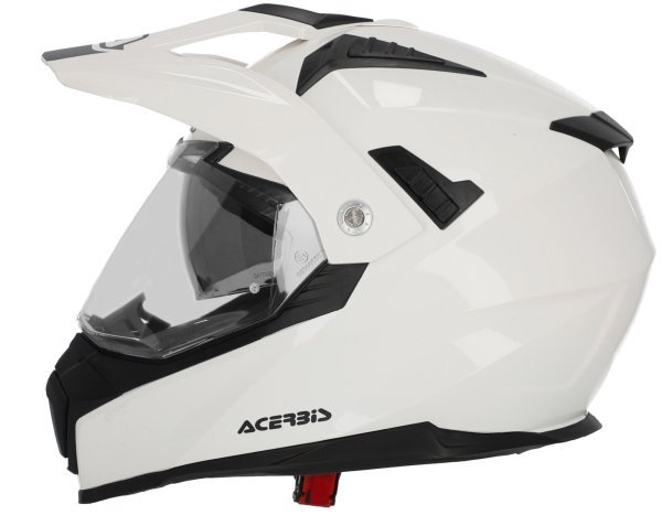 Acerbis Adventure Flip helmet white left side view