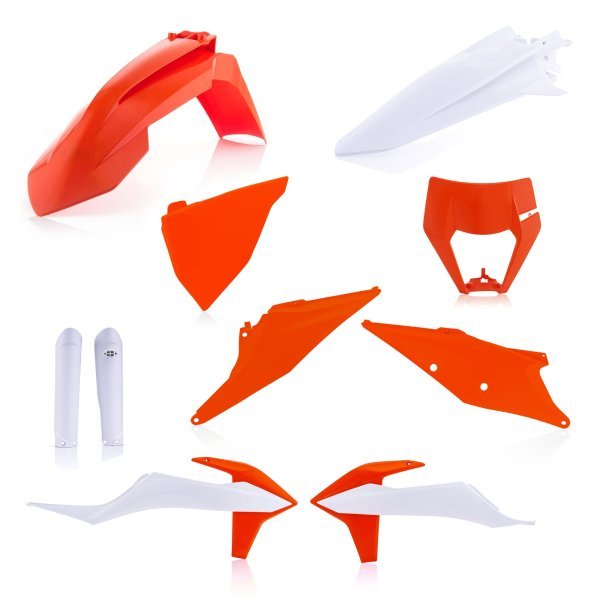 Acerbis original 2023 plastic kit for KTM EXC and EXC-F 2020 - 2023 models