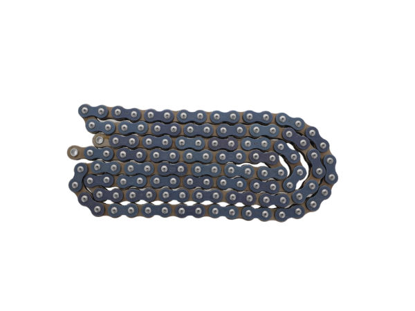 MINO 520 O-ring ti-blue motorcycle chain 118 link close up