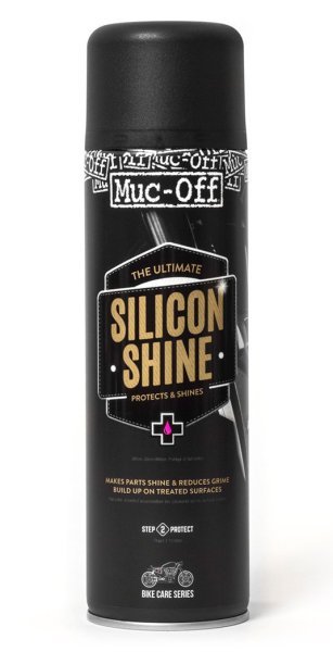 Muc-Off motorcycle silicone shine 500ml spray can