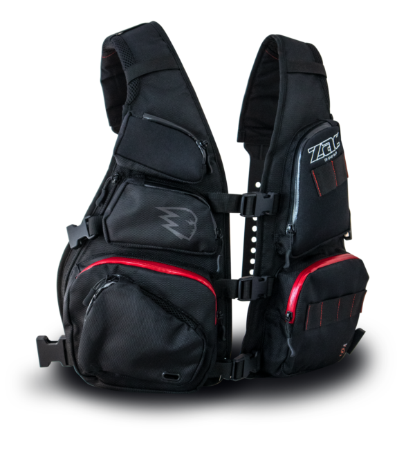 Zac Speed Tech Vest replacement harness with multiple front storage pockets